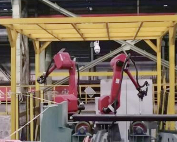 修磨貼标機(jī)器人系統